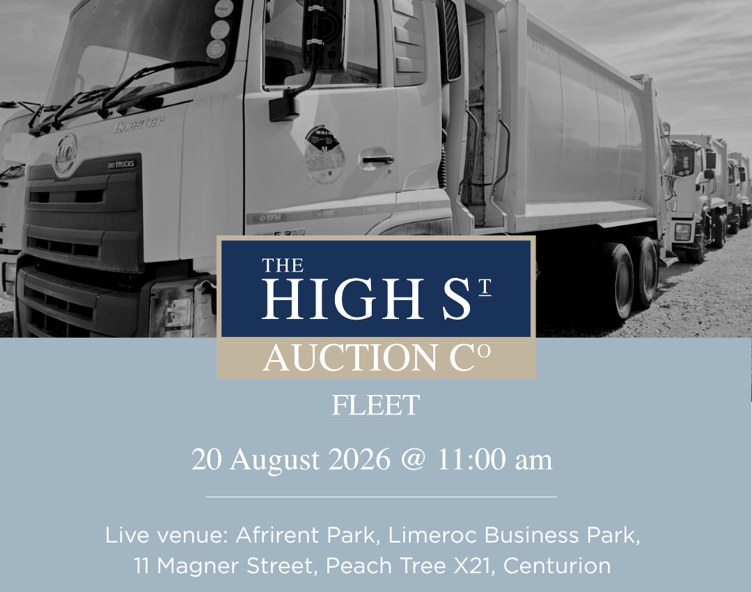 20 August 2026 – Compactor Live & Online Auction
