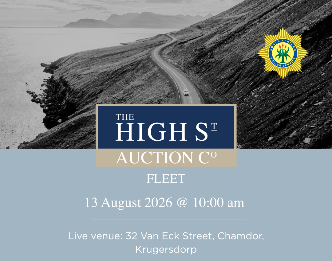 13 August 2026 – SAPS Government Vehicle Live & Online Auction