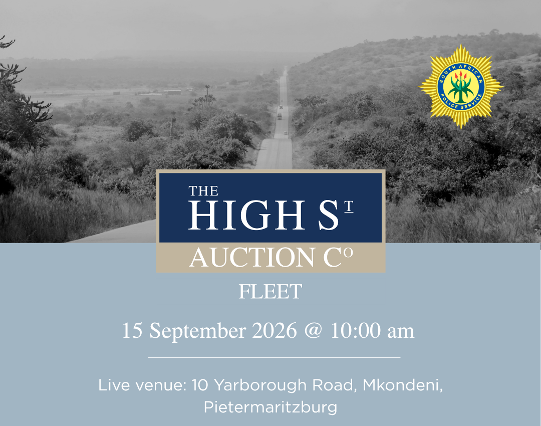 15 September 2026 – SAPS Government Vehicle Live & Online Auction